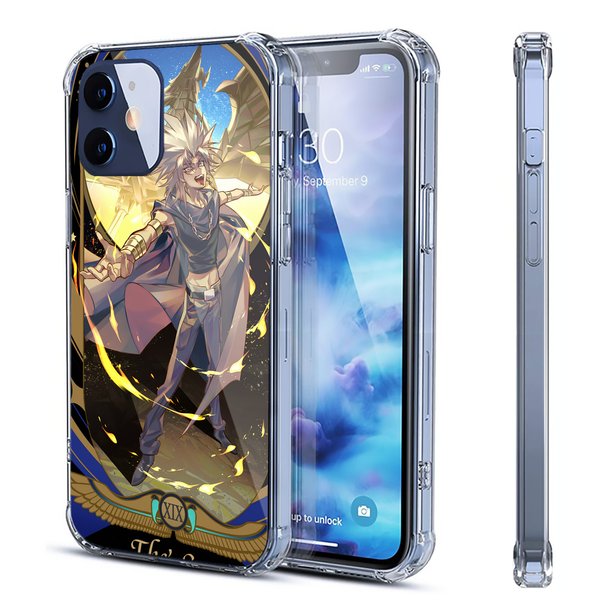 （画像用） 遊☆戯☆王 Yu-Gi-Oh! 【iPhone 12シリーズ対応】透明スマホケース（クリアソフトケース）